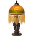 Meyda Lighting Lighting 17" High Roussillon Cherub With Lantern Mini Lamp