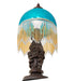 Meyda Lighting Lighting 17" High Roussillon Cherub With Lantern Mini Lamp