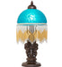 Meyda Lighting Lighting 17" High Roussillon Cherub With Lantern Mini Lamp