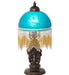 Meyda Lighting Lighting 17" High Roussillon Cherub With Lantern Mini Lamp