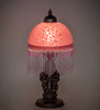 Meyda Lighting Lighting 17" High Roussillon Cherub With Lantern Mini Lamp