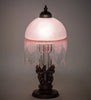 Meyda Lighting Lighting 17" High Roussillon Cherub With Lantern Mini Lamp
