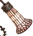 Meyda Lighting Lighting 17" High Stained Glass Pond Lily 2 Light Trellis Girl Accent Lamp
