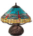 Meyda Lighting Lighting 17" High Tiffany Dragonfly Table Lamp
