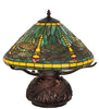Meyda Lighting Lighting 17" High Tiffany Dragonfly Table Lamp