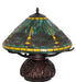 Meyda Lighting Lighting 17" High Tiffany Dragonfly Table Lamp