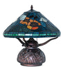 Meyda Lighting Lighting 17" High Tiffany Poppy Table Lamp