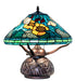 Meyda Lighting Lighting 17" High Tiffany Poppy Table Lamp