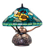 Meyda Lighting Lighting 17" High Tiffany Poppy Table Lamp