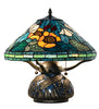 Meyda Lighting Lighting 17" High Tiffany Poppy Table Lamp