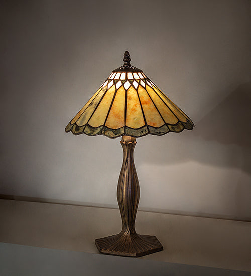 Meyda Lighting Lighting 18" High Carousel Jadestone Accent Lamp