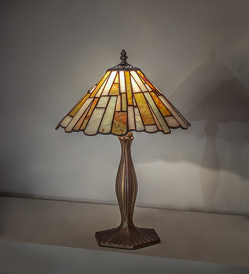 Meyda Lighting Lighting 18" High Delta Jadestone Accent Lamp