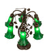 Meyda Lighting Lighting 18" High Green Tiffany Pond Lily 6 Light Table Lamp