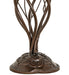 Meyda Lighting Lighting 18" High Lavender Tiffany Pond Lily 6 Light Table Lamp