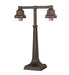 Meyda Lighting Lighting 19" High Diamond Mission 2 Light Table Lamp
