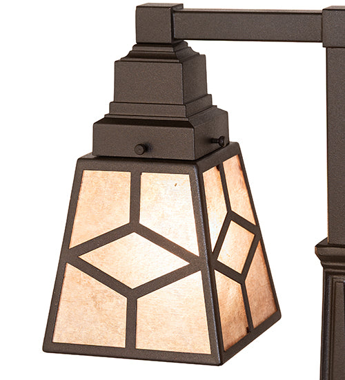 Meyda Lighting Lighting 19" High Diamond Mission 2 Light Table Lamp