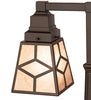 Meyda Lighting Lighting 19" High Diamond Mission 2 Light Table Lamp