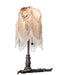 Meyda Lighting Lighting 19" High Fabric Tulip Lighted Vanity Tray