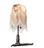 Meyda Lighting Lighting 19" High Fabric Tulip Lighted Vanity Tray