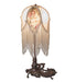 Meyda Lighting Lighting 19" High Fabric Tulip Lighted Vanity Tray