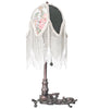Meyda Lighting Lighting 19" High Fabric Tulip Lighted Vanity Tray