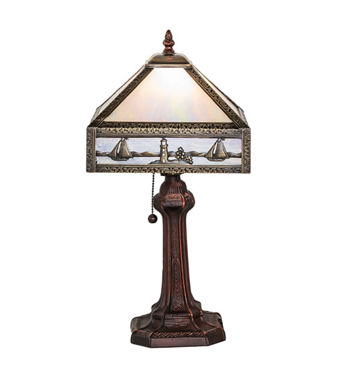 Meyda Lighting Lighting 19" High Sailboat Mission Accent Lamp