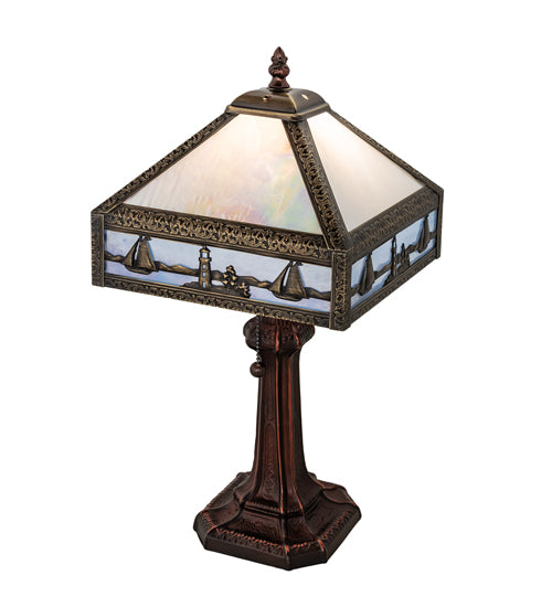 Meyda Lighting Lighting 19" High Sailboat Mission Accent Lamp
