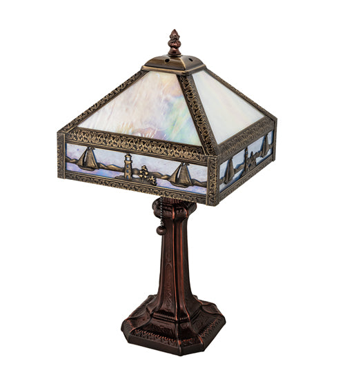Meyda Lighting Lighting 19" High Sailboat Mission Accent Lamp