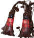 Meyda Lighting Lighting 19" High Stained Glass Pond Lily 6 Light Table Lamp