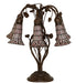 Meyda Lighting Lighting 19" High Stained Glass Pond Lily 6 Light Table Lamp