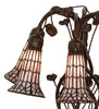 Meyda Lighting Lighting 19" High Stained Glass Pond Lily 6 Light Table Lamp