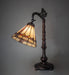 Meyda Lighting Lighting 20" High Belvidere Bridge Arm Table Lamp
