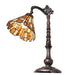 Meyda Lighting Lighting 20" High Delta Jadestone Bridge Arm Table Lamp