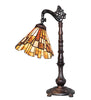Meyda Lighting Lighting 20" High Delta Jadestone Bridge Arm Table Lamp
