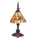 Meyda Lighting Lighting 20" High Delta Jadestone Bridge Arm Table Lamp