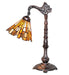 Meyda Lighting Lighting 20" High Delta Jadestone Bridge Arm Table Lamp