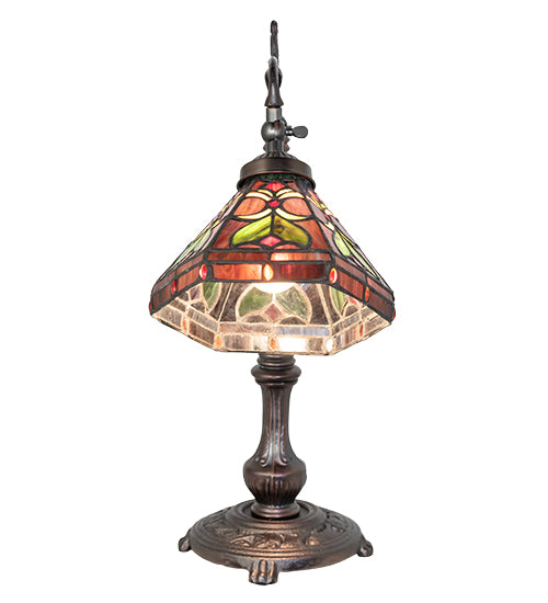 Meyda Lighting Lighting 20" High Middleton Bridge Arm Table Lamp