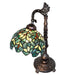 Meyda Lighting Lighting 20" High Nightfall Wisteria Bridge Arm Table Lamp