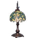 Meyda Lighting Lighting 20" High Nightfall Wisteria Bridge Arm Table Lamp