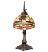 Meyda Lighting Lighting 20" High Pinecone Bridge Arm Table Lamp
