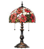 Meyda Lighting Lighting 20" High Poinsettia Table Lamp