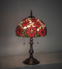 Meyda Lighting Lighting 20" High Poinsettia Table Lamp