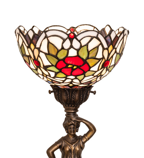 Meyda Lighting Lighting 20" High Renaissance Rose Accent Lamp