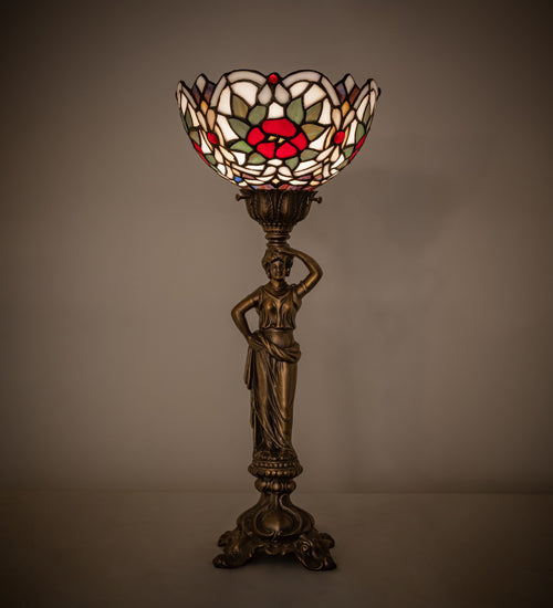 Meyda Lighting Lighting 20" High Renaissance Rose Accent Lamp