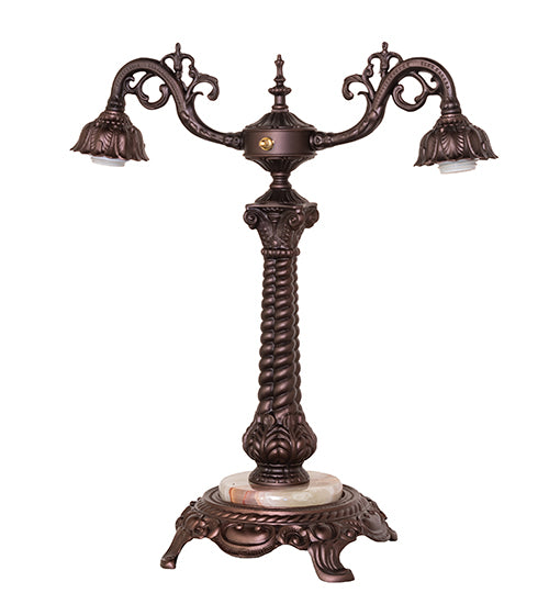 Meyda Lighting Lighting 20" High Roussillon 2 Light Table Lamp