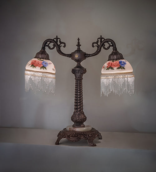 Meyda Lighting Lighting 20" High Roussillon 2 Light Table Lamp