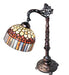 Meyda Lighting Lighting 20" High Tiffany Candice Bridge Arm Table Lamp
