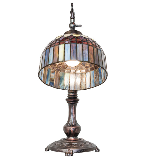 Meyda Lighting Lighting 20" High Tiffany Candice Bridge Arm Table Lamp