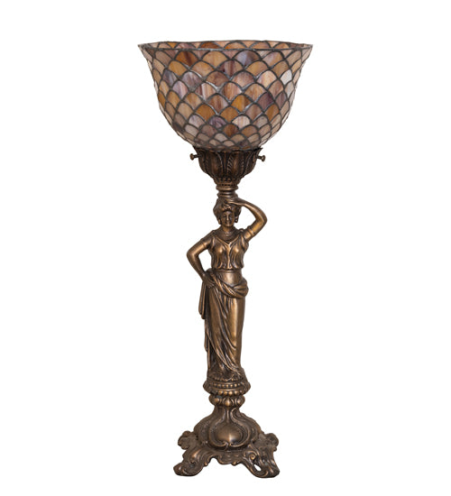 Meyda Lighting Lighting 20" High Tiffany Fishscale Accent Lamp