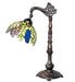 Meyda Lighting Lighting 20" High Tiffany Honey Locust Bridge Arm Table Lamp